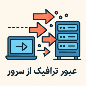 عبور ترافیک از سرور