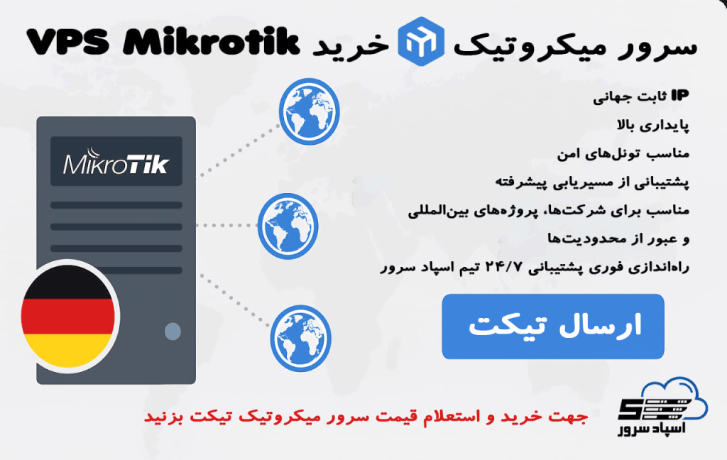 سرور میکروتیک خارج