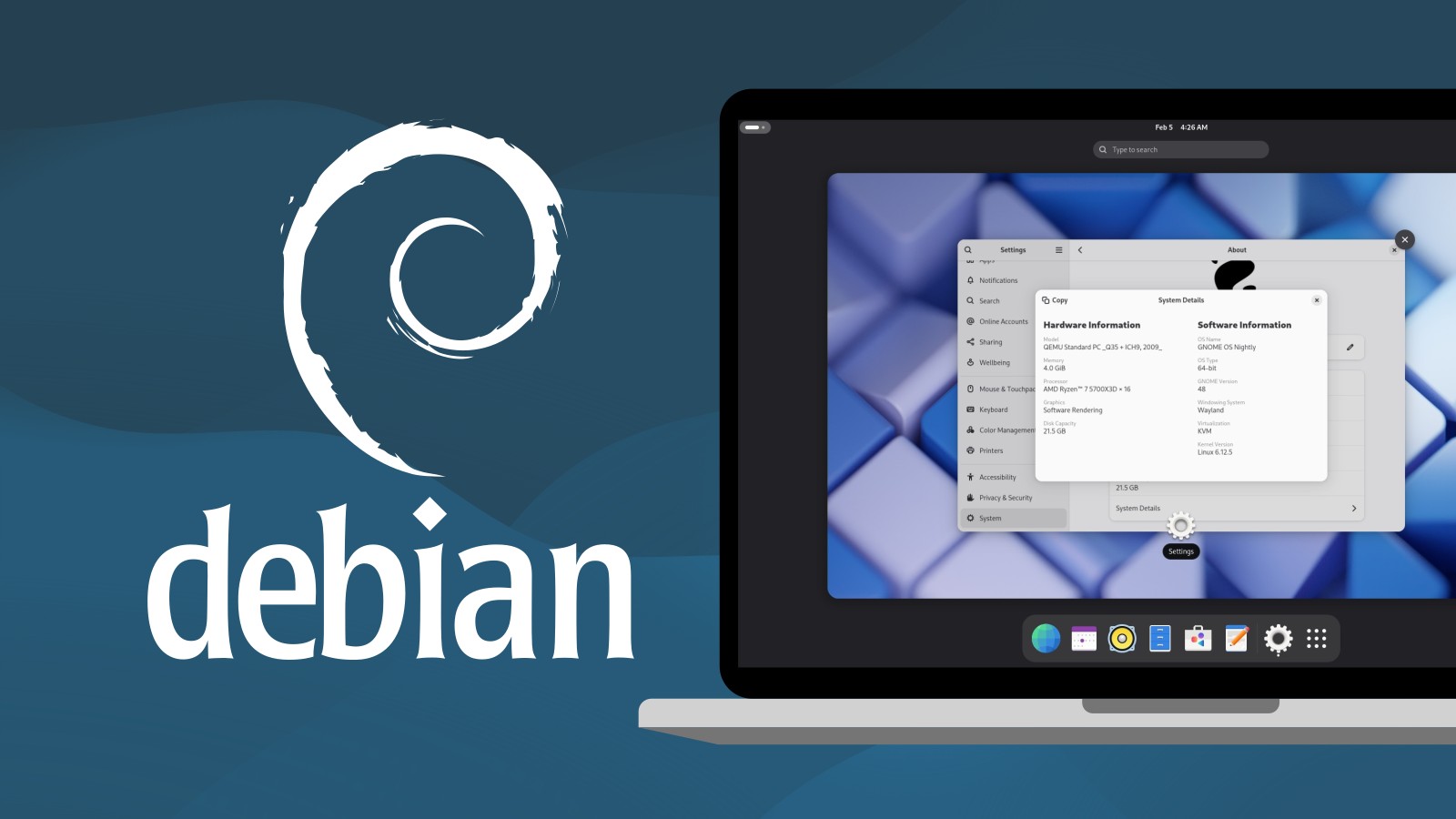 نصب محیط گرافیکی بر Debian