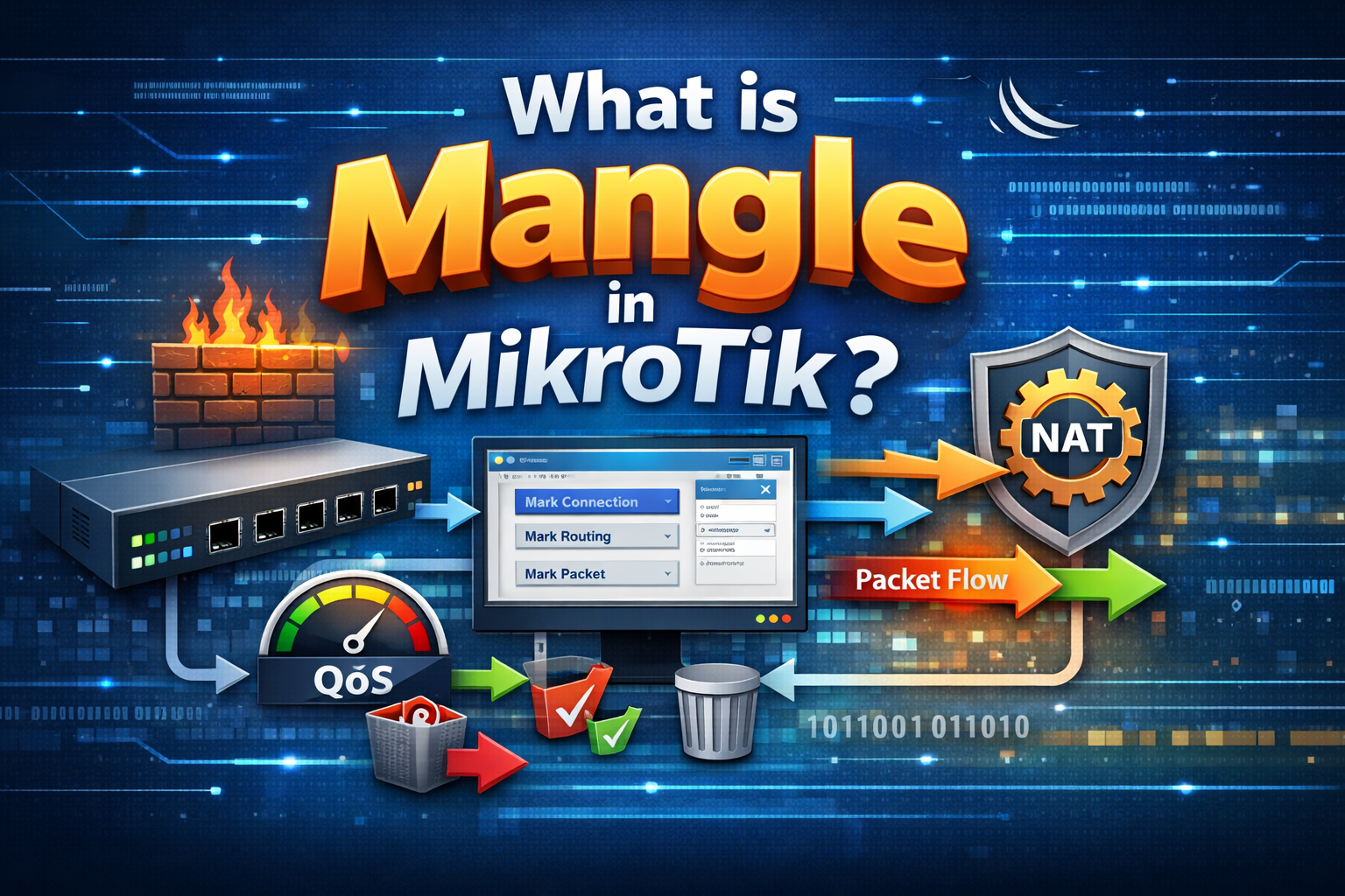 منگل در میکروتیک | Mangle در میکروتیک | PBR Policy Based Routing