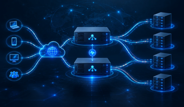 معماری توزیع بار و لود بالانسر HAProxy برای سرورها