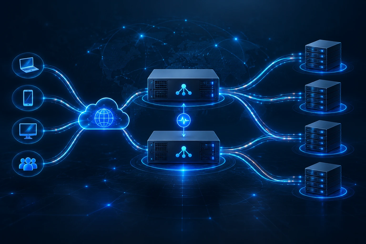 معماری توزیع بار و لود بالانسر HAProxy برای سرورها